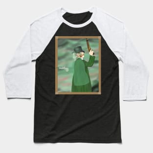 Dueling Ghosts 2- Haunted Mansion Baseball T-Shirt